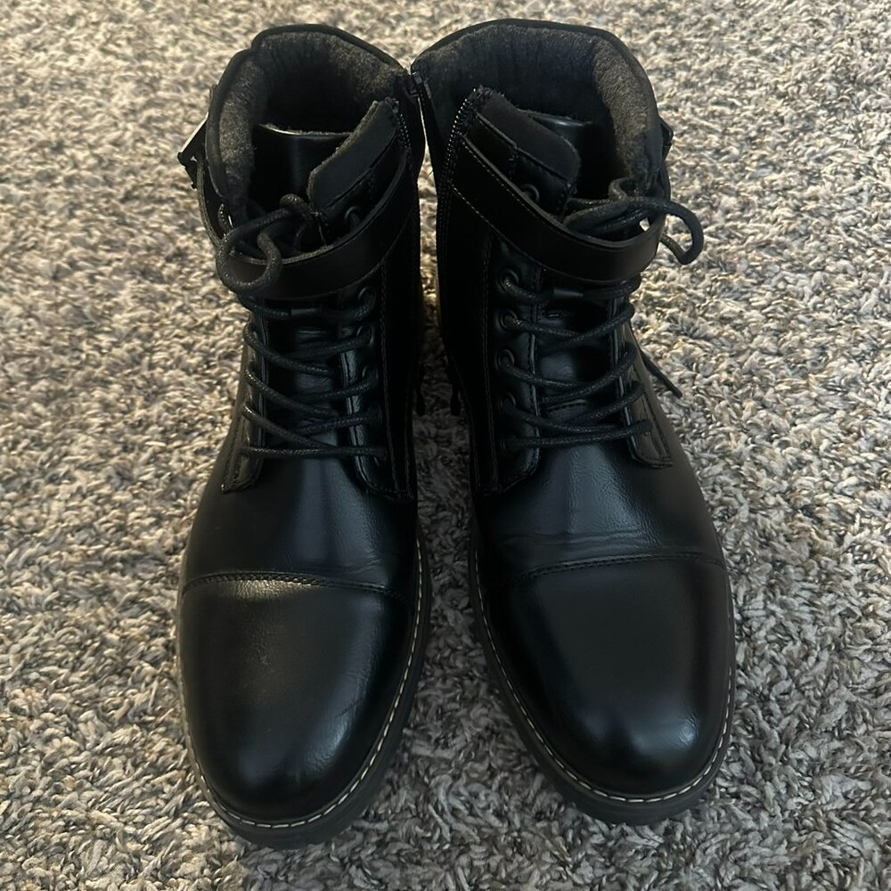 Robert David Men's Dress Boots Size 10 (Black)